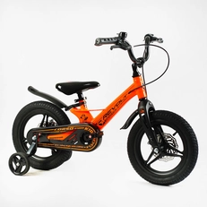 Дитячий велосипед 14 Corso «REVOLT» MG-14150, МАГНІЄВА рама, чорно-помаранчевий
