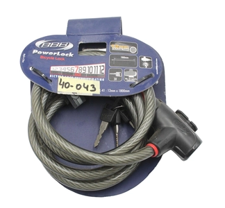 Замок на ключ BBB (PowerLock BBL-41) Ø-12mm L-1800mm