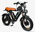 Електрофетбайк 20 ST Corso «VULCAN» L-89127-316 сталь, двигун 2х1000W, акумулятор 2х48V 18Ah літієвий, (к-т SHIMANO) чорно-коричневий фото westvelo.com