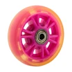 Колесо самоката дитячого поліуретан Ø90мм, діодне, рожевий фото westvelo.com