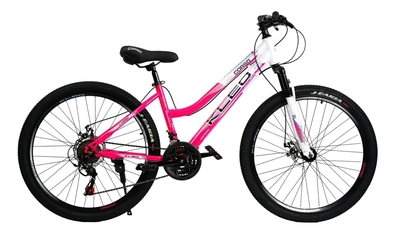 Велосипед 26 ST Corso «KLEO» KL-26191 сталь 15", (к-т Saiguan) біло-рожевий