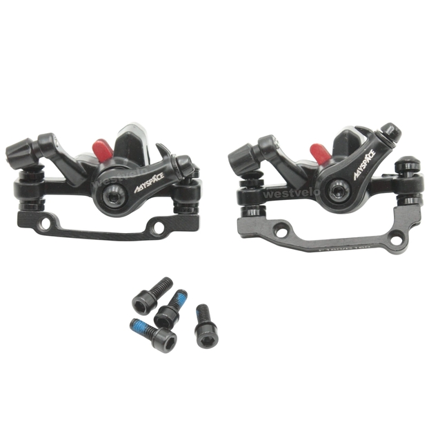 Супорта гальмівні дискові (перед+зад) MYSPACE (F160/R140 + F180/R160) фото westvelo.com