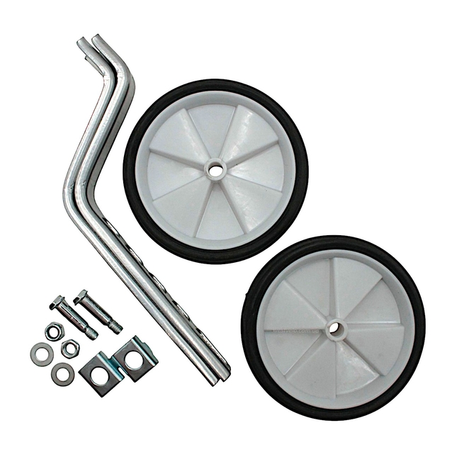 Бокові дитячі колеса (Ø 12-20) пластмасові білі (AFT-117) фото westvelo.com