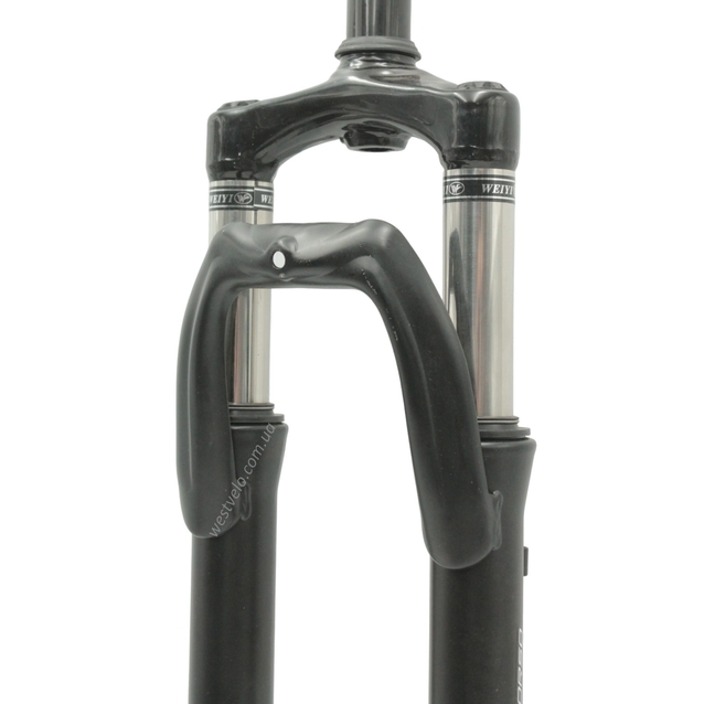 Вилка 26 аморт. безрізьб. Ø28.6mm disk L-200mm CORSO X-WR (516) чорна фото westvelo.com