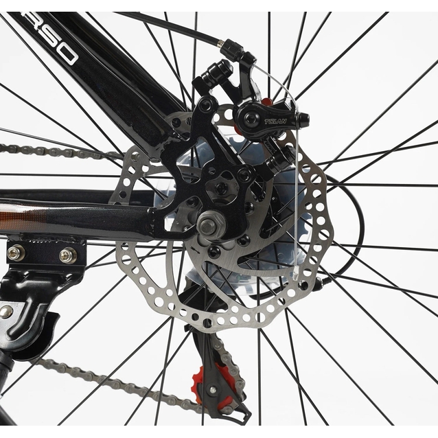 Велосипед 26 ST Corso «ENERGY» EN-26418 сталь 15", (к-т SHIMANO) чорно-помаранчевий фото westvelo.com