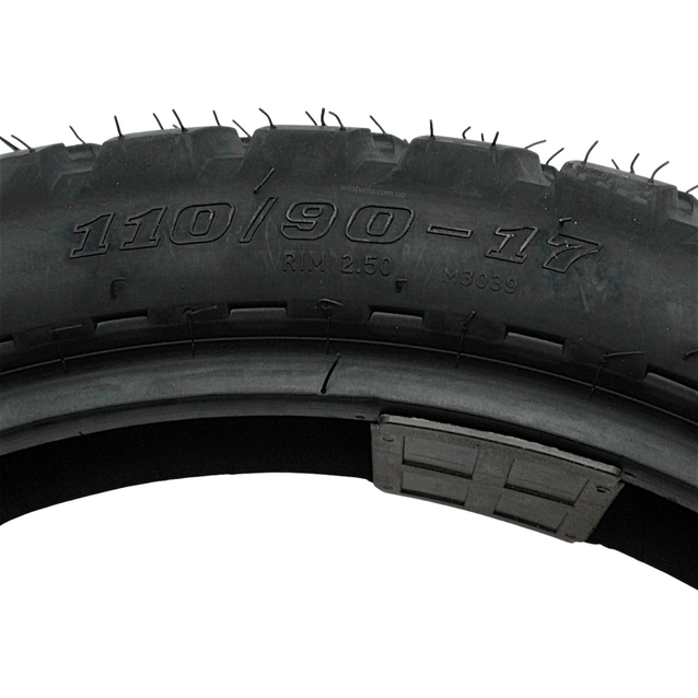 Покришка "17" 110/90-17 Б/К PERFECT (399) напів-шип TL фото westvelo.com