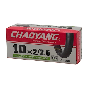 Камера 10 кривий ніпель CHAOYANG 2.0/2.50 CR202(60°x90°) (на електросамокат)