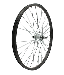 Колесо 24 перед, обід AL 1-ний чорний, втулка М на віночках