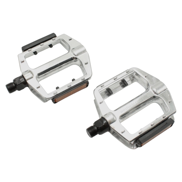 Педалі алюміній NECO WP-625,(120Х100), нікельні фото westvelo.com