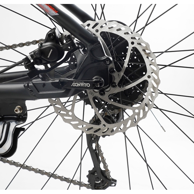 Велосипед 29 AL Corso «CYBER» CB-29531 алюміній 19", (к-т SHIMANO) чорно-червоний фото westvelo.com