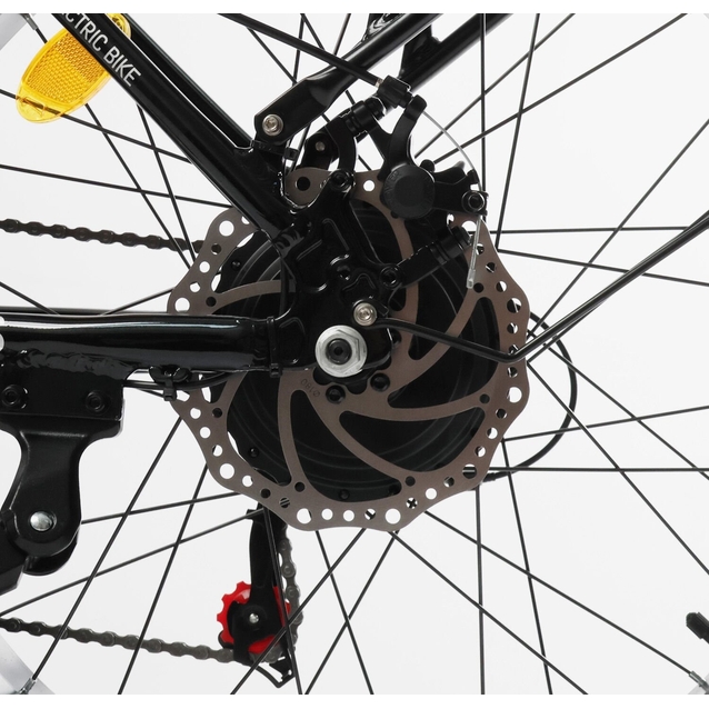 Електрофетбайк 24 AL Corso «VORTEX» TX-78950 алюміній, складний, двигун 500W, акумулятор 48V13Ah літієвий (к-т SHIMANO) чорний фото westvelo.com