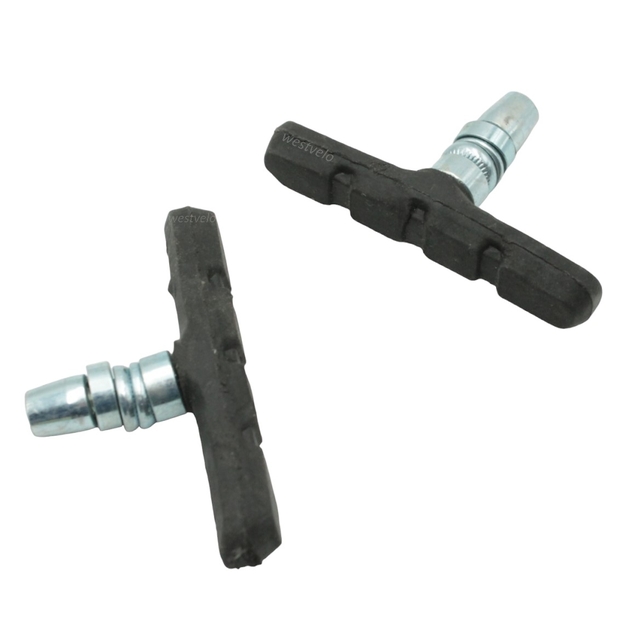 Колодки гальмівні V-brake Китай 10 мм L-70 мм фото westvelo.com