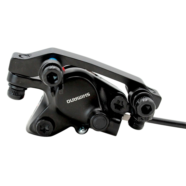 Гідравлічні гальма SHIMANO перед.(ліва) BL-MT200 (RL, BR-MT200 (F), SM-MA-F180P/P2, 850 мм фото westvelo.com