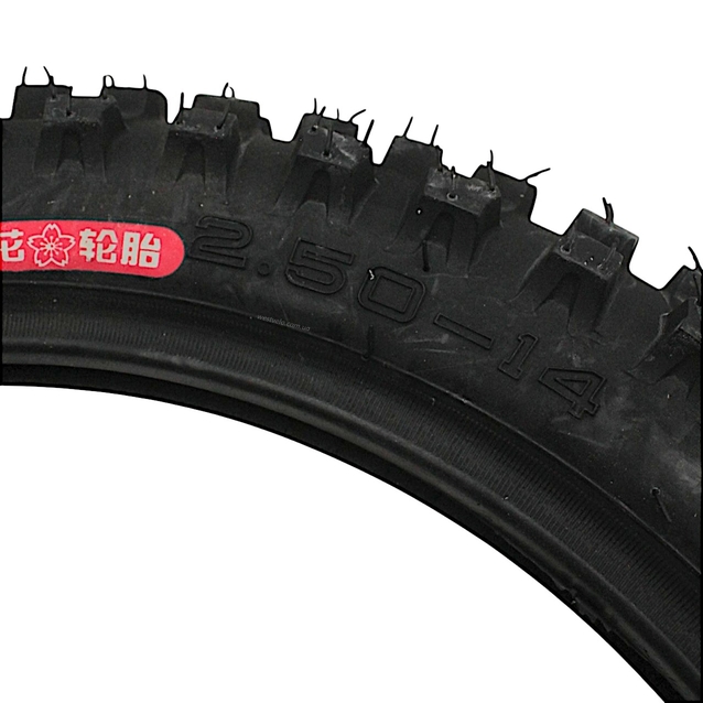 Покришка "14" 2.50-14 SAKURA шип-кросс TT фото westvelo.com