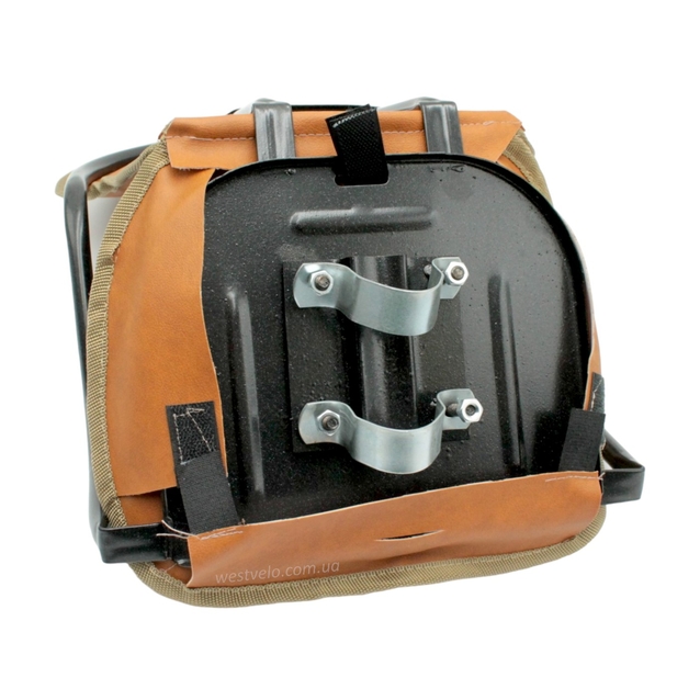 Крісло дитяче метал. на чоловічу раму, світло-коричневе фото westvelo.com