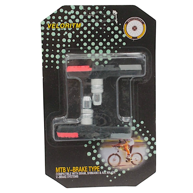 Колодки гальмівні V-brake «Аналог Clarks» L-73mm фото westvelo.com