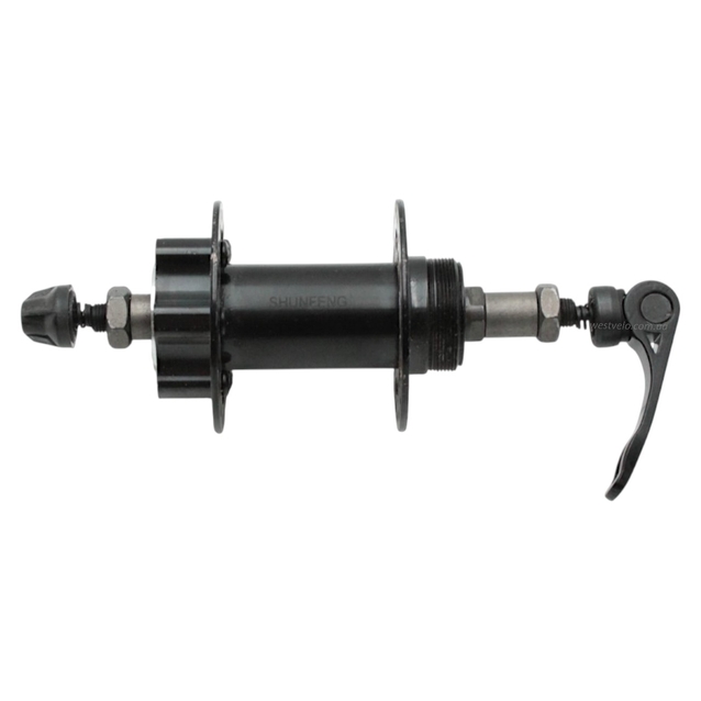 Втулка мтв задня, сталева, диск гальма 6 болтів, з ексцентриком, SHUNFENG (205) фото westvelo.com