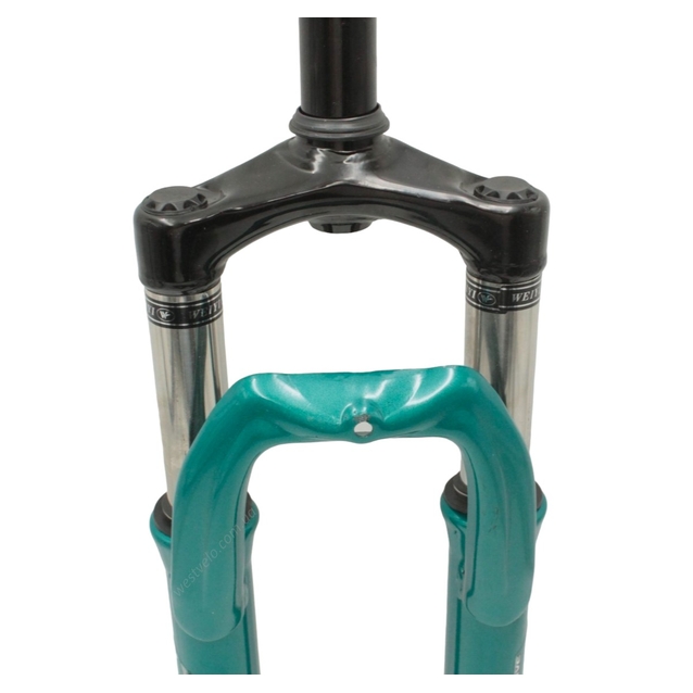 Вилка 26 аморт. безрізьб. CORSO (088), смарагдова, disk, шток Ø28.6 L-200mm фото westvelo.com
