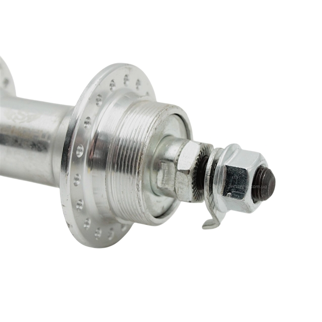 Втулка мтв передня, алюмінієва, диск гальма (1різьба) (14Gx36H) фото westvelo.com