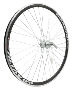 Колесо 28-29 зад, обід 2-ний чорний, втулка. Чехія + к-т (Gravity)