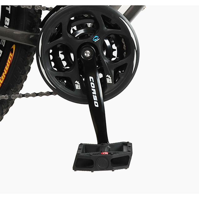 Велосипед 29 AL Corso «DARK-X» DX-29827 алюміній 21", (к-т SHIMANO) графітовий фото westvelo.com