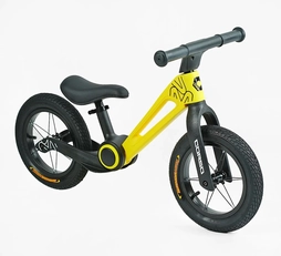 Велобіг 12 Corso надувні колеса, нейлонова СКЛАДНА рама 28115 жовтий