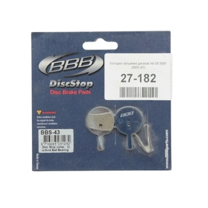 Колодки гальмівні дискові № 08 BBB (BBS-43) (Тайвань)