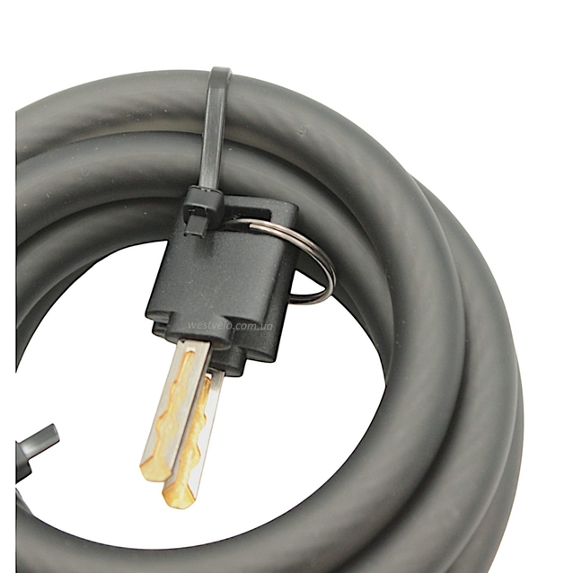 Замок на ключ 508 Ø12mm L-1500mm, HIMO з кріпленням на раму фото westvelo.com