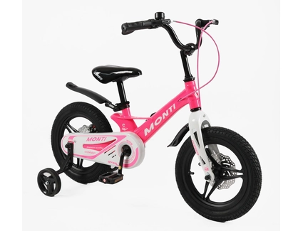 Дитячий велосипед 14 MG Corso «MONTI» MT-14994, магнієва рама, рожевий