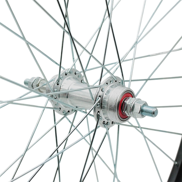 Колесо 28-29 зад, обід 2-ний чорний дисковий, втулка AL. на промах, диск різьба (Swift Drriv) фото westvelo.com