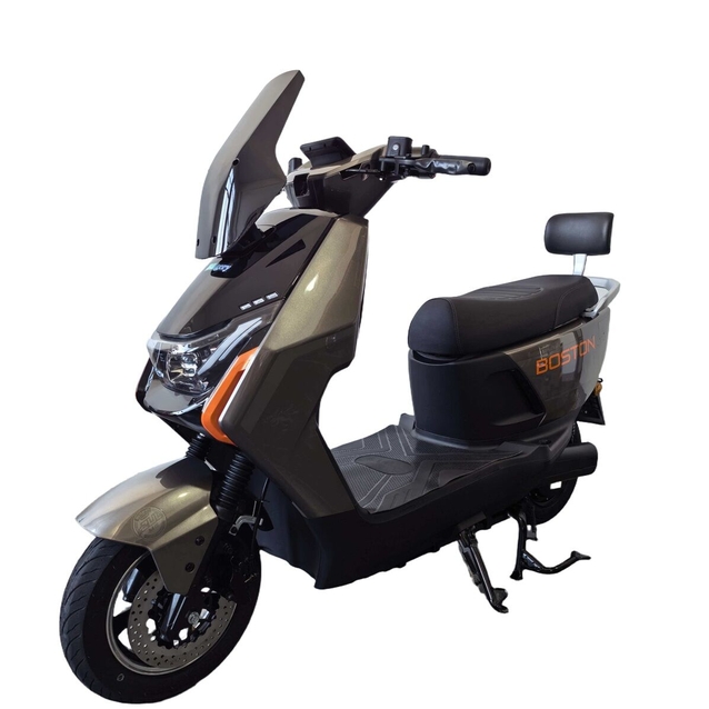 Електроскутер Corso «DEXTER» BT-036677, двигун 2000W, акумулятор  72V 35Ah графеновий, сірий, колеса 10" + 1 ящик. акум фото westvelo.com