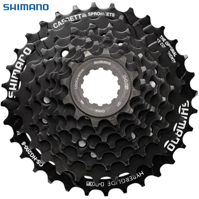 Касета 8 швидкостей SHIMANO HG-200 чорна (12-32T) фото westvelo.com