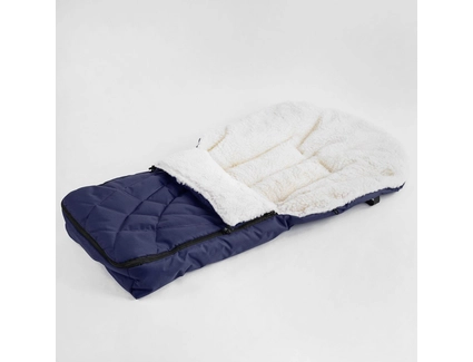 Конверт на хутрі темно-синій