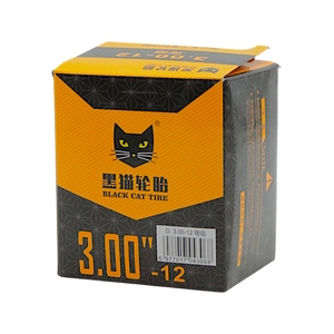 Камера "12" 3.00-12 BLACK CAT кривий ніпель