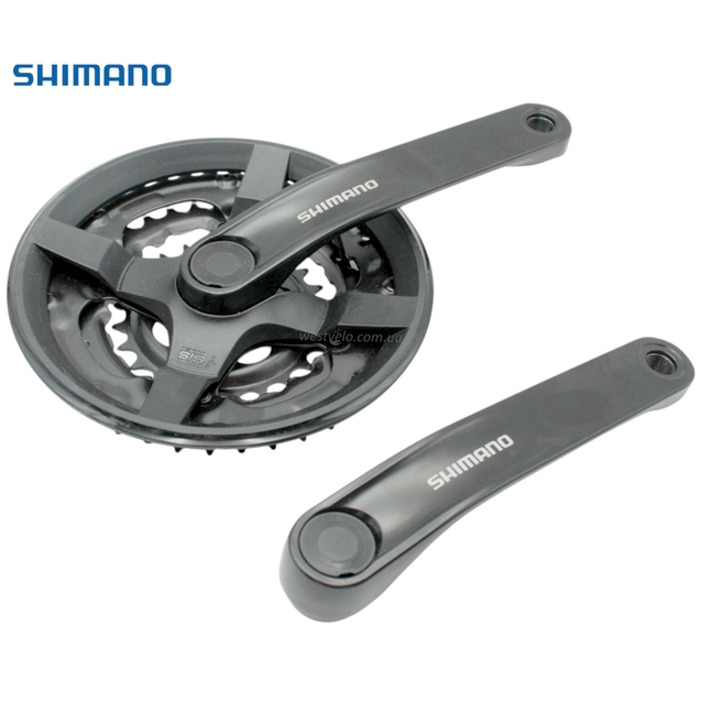 Система шатунів мтв мала SHIMANO FC-TY301 AL.(24/34/42Т) L-170мм. фото westvelo.com