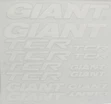 Наклейки GIANT TCR білий фон, білі фото westvelo.com