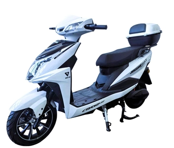 Електроскутер Corso «JOGGERMAX» JM-161952, двигун 1500W, акумулятор 72V 32Ah графеновий, білий, колеса 12/10" + 1 ящик. акум