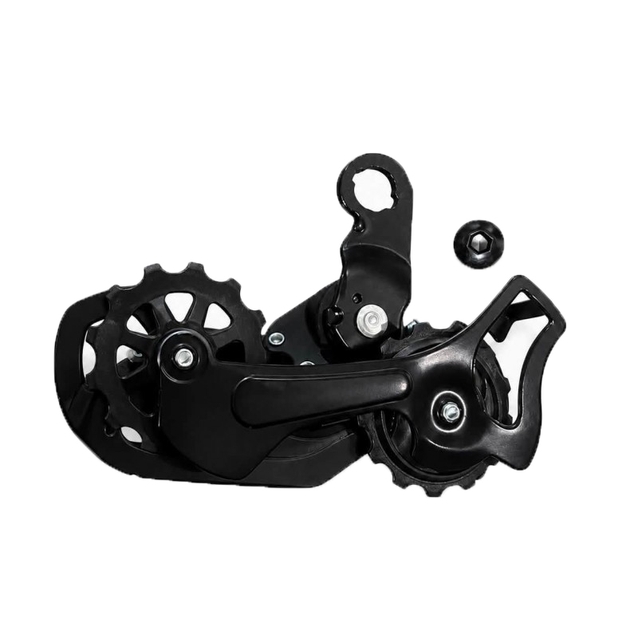 Перекидка задня на болт Великий ролик, AVANTI (TY-300) чорна фото westvelo.com