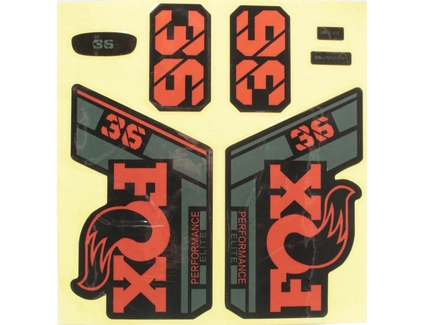 Наклейки на вилку. FOX "прінт 30"