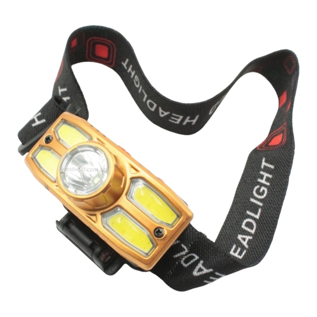 Ліхтар налобний на usb зарядку, HX209 фото westvelo.com