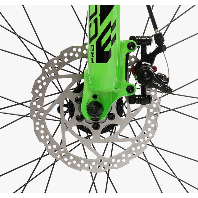 Велосипед 26 AL Corso «KORD» KD-91092 алюміній 13", (к-т SHIMANO) салатовий фото westvelo.com