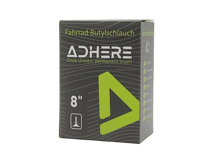 Камера  8 прямий ніпель AV 20mm ADHERE 8-2.0-5 вузька (внутрішній Ø130 мм) TR4A (8 1/2-2) (на електросамокат)