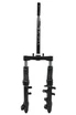Вилка 10 аморт. різьб. Ø28.1mm. 24.5mm. під дискові гальма з отвором для фіксації керма, для електромопеда, L-365mm. р.з L-47mm. FLEX фото westvelo.com
