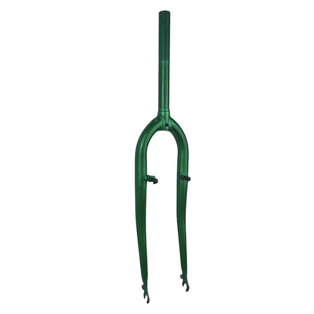 Вилка 26 сталева з кріпленням V-brake, зелена шток L-200mm р.з L-100mm фото westvelo.com