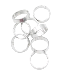 Кільце проставочне 10мм, між зірками касети, алюміній, нікель