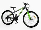 Велосипед 27.5 ST Corso «GENESIS» GS-27503 сталь 15", (к-т Saiguan) графітово-салатовий фото westvelo.com