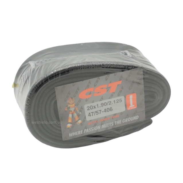 Камера 20. довгий ніпель AV 48mm CST (1.90-2.125) фото westvelo.com