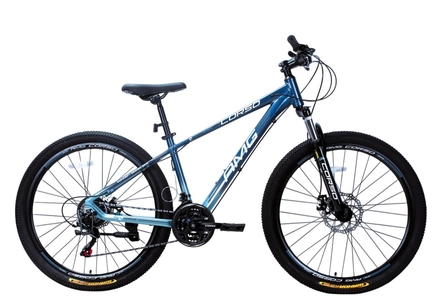 Велосипед 27.5 AL Corso «AMG» MG-27342 алюміній 15.5", (к-т SHIMANO) синій