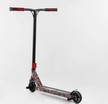 Самокат трюковий Best Scooter «SKULLS» BS-77488 чорно-червоний, HIC-система, пеги, AL диск та дека, колеса PU Ø110mm, ширина керма - 60 см фото westvelo.com
