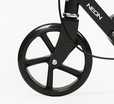 Самокат дитячий 2-х колісний, PU Skyper «NEON» N-93744 чорно-білий, Ø200mm, ST, ручне гальмо фото westvelo.com